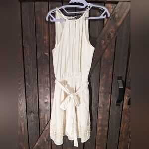 EXPRESS white mini dress, size M